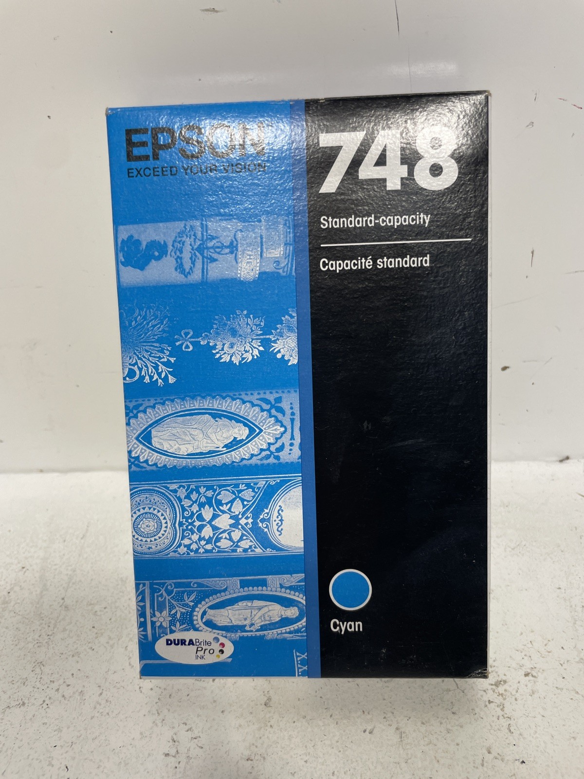 Epson 748 DURABrite Pro Standard-Capacity Cyan Ink Cartridge 5/2027