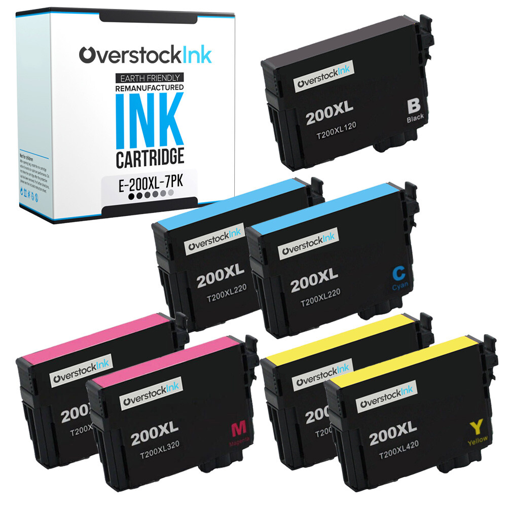 5PK OSI 200XL Ink Cartridges Compatible for Epson Workforce WF-2520 2530 2540