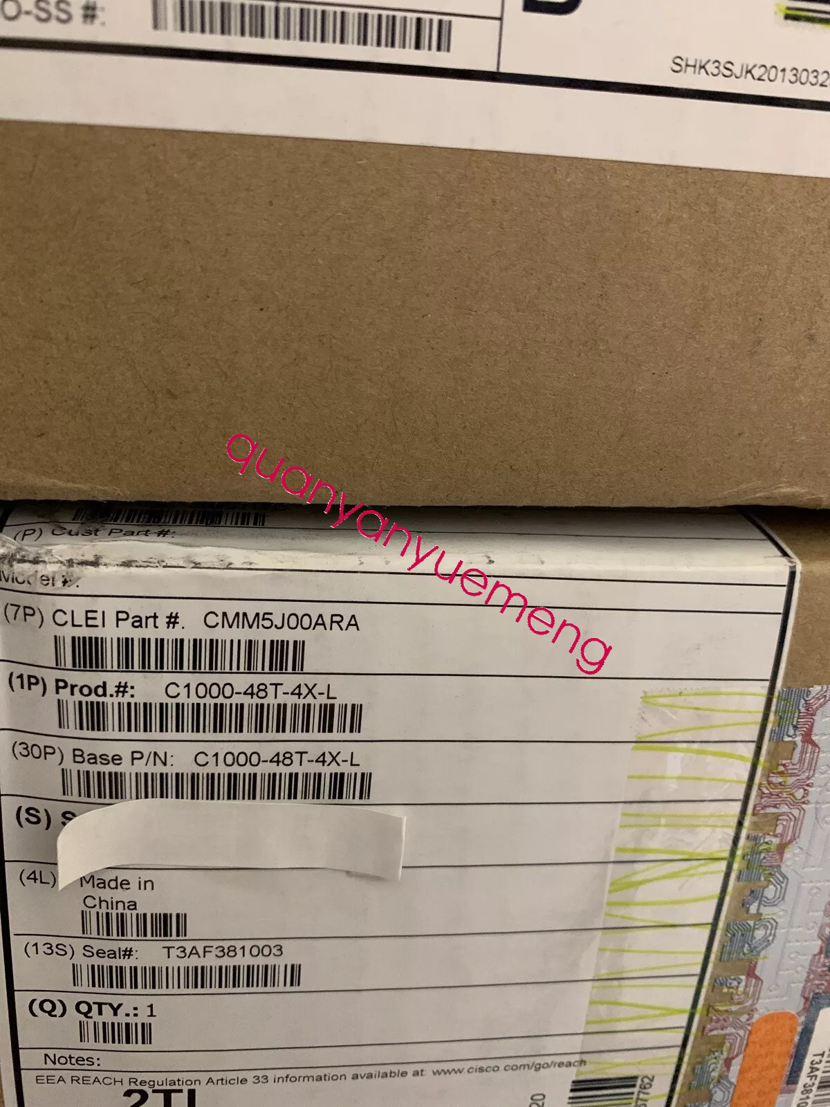 1PC NEW Cisco C1000-48T-4X-L switch  via FedEx or DHL