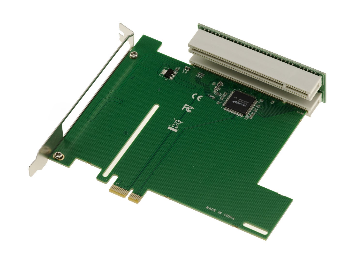 KALEA-INFORMATIQUE PCI to PCIe 1x Converter With 32-Bit PCI Card Secure, ASM1083