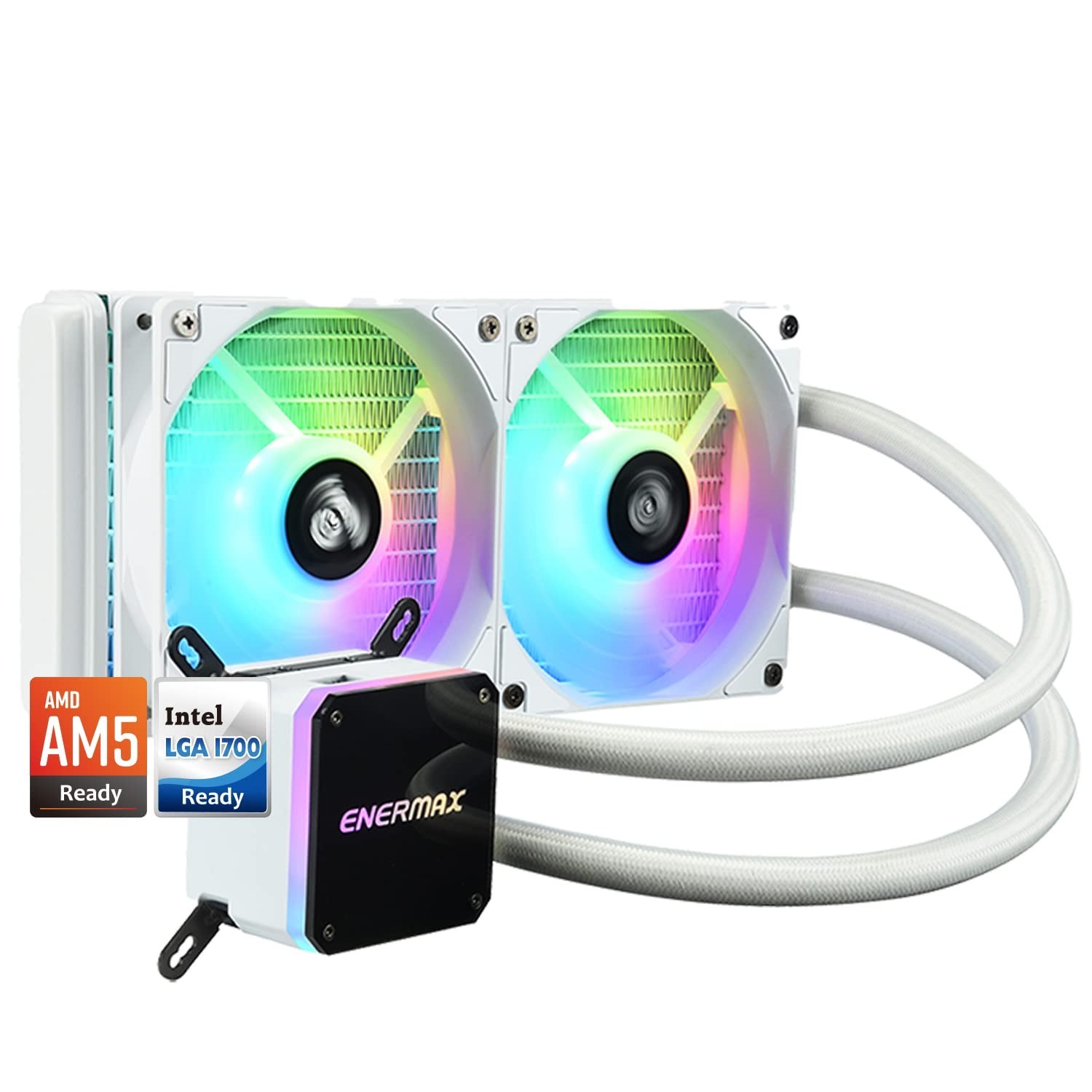 Enermax Liqmax III 240 White A-RGB AIO CPU Liquid Cooler (NEW)