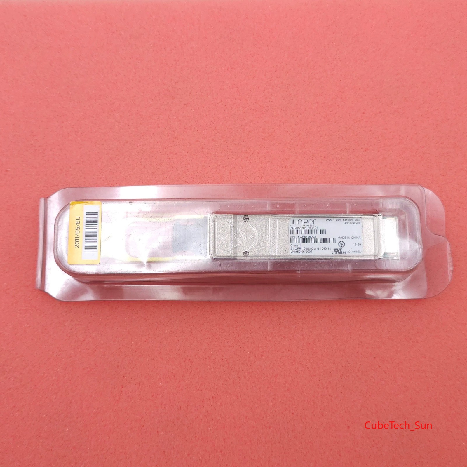 Original Juniper 740-056706 4x10GE-IR PSM 1.4Km 1310nm SFP TR-IQ13C-NJP
