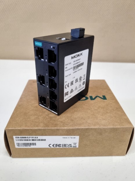 MOXA EDS-G2008-ELP Industrial Unmanaged Gigabit Ethernet Switch 8-Port