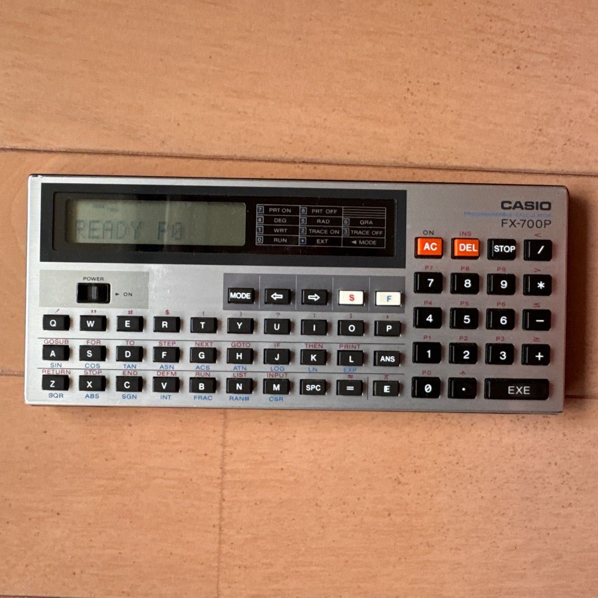 CASIO FX-7000P Programmable Pocket Computer Silver Retro Model