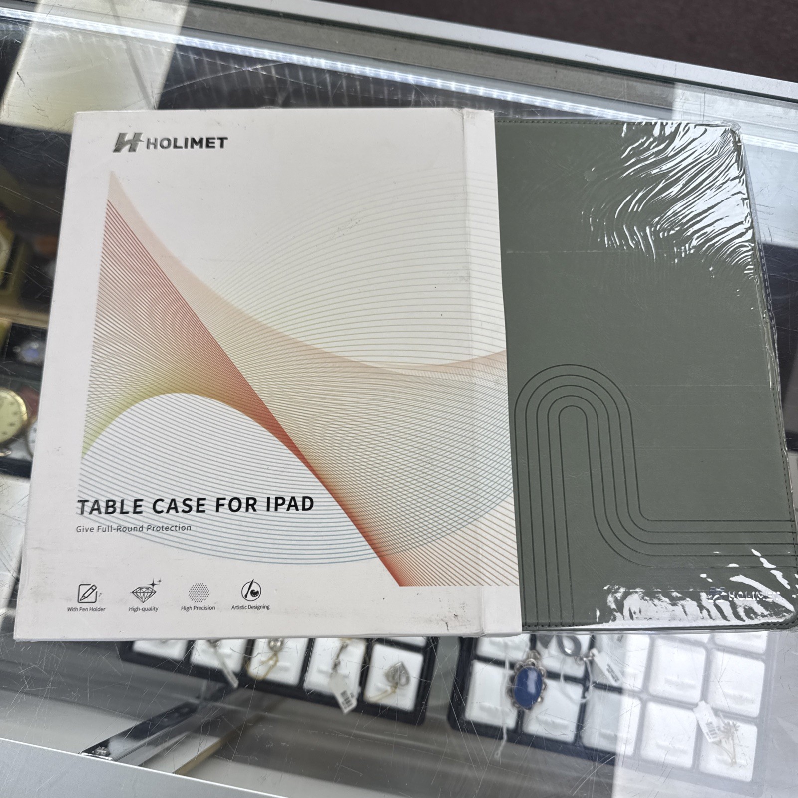 HOLIMET TABLE CASE FOR IPAD FULL PROTECTION H-US-SJ8.3 BLACK 7.5 X 10 & PEN HOLD
