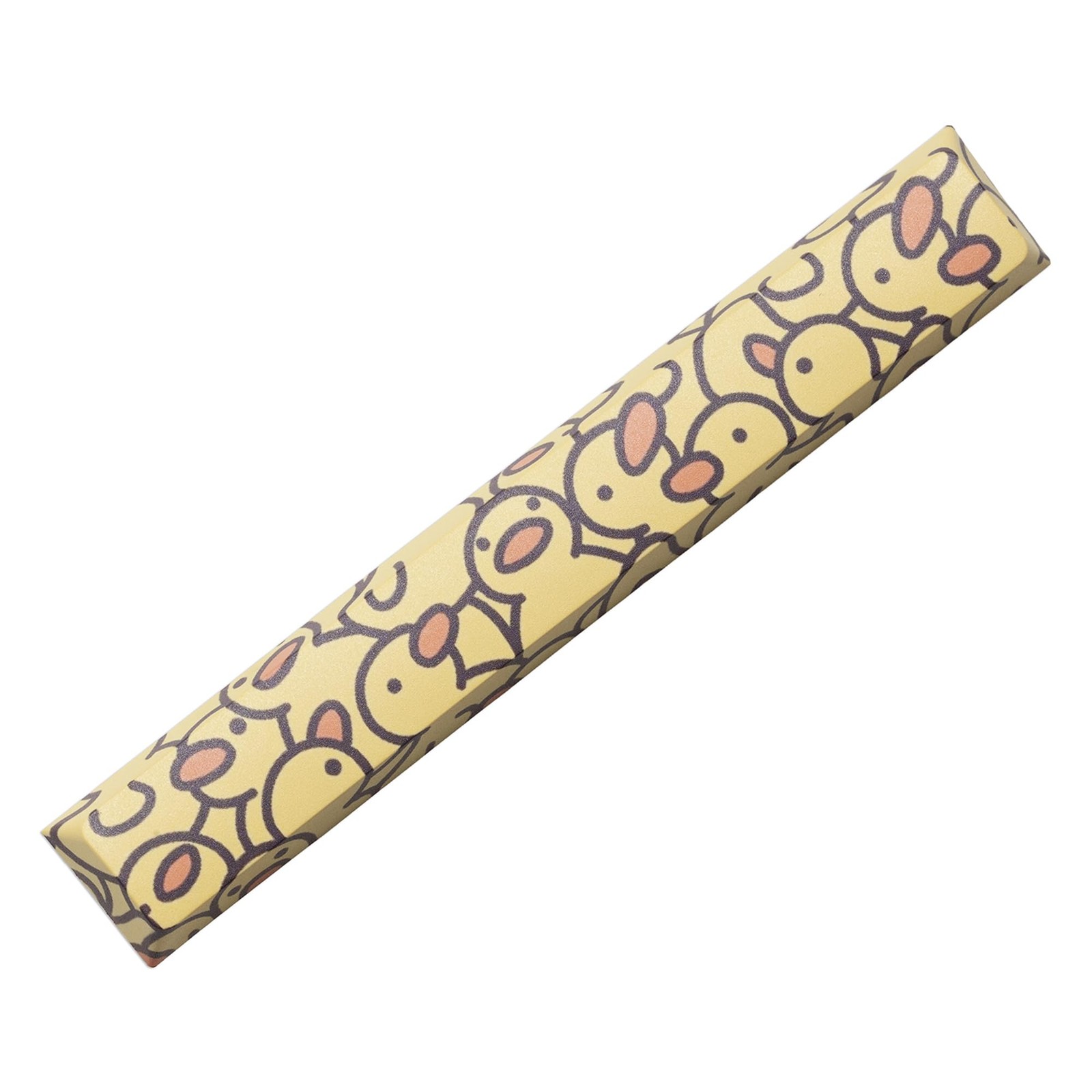 KPREPUBLIC Novelty Allover dye subbed Keycaps Yellow Baby Duck Spacebar pbt f...