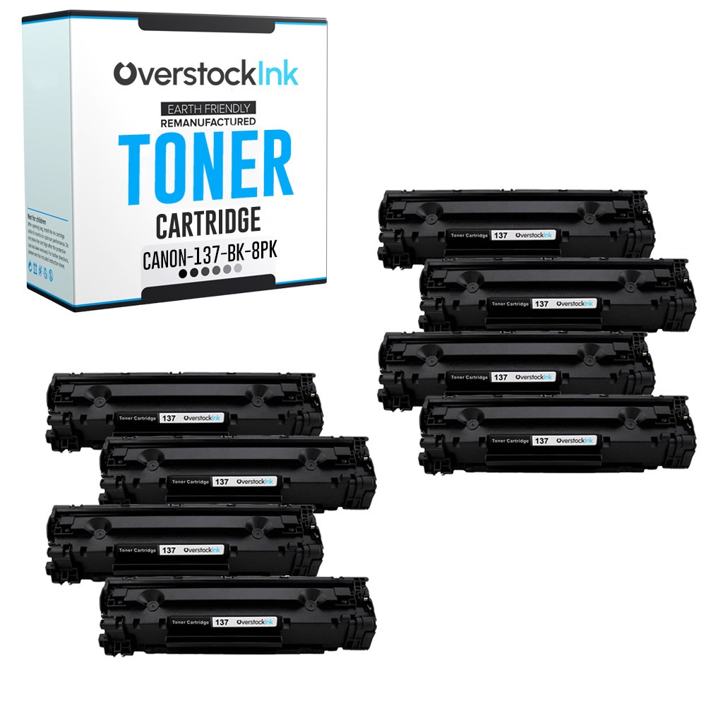 OSI 8X Replacement Canon 137 Cartridges for imageCLASS MF230 MF232w MF236n MF240
