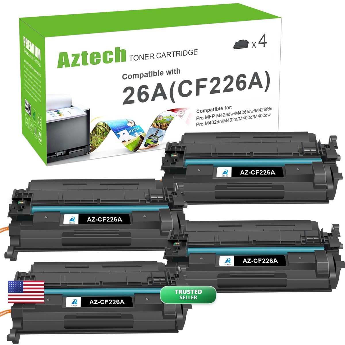 Aztech 26A CF226A Toner Cartridge for HP M402n M426fdw CF226X 26X