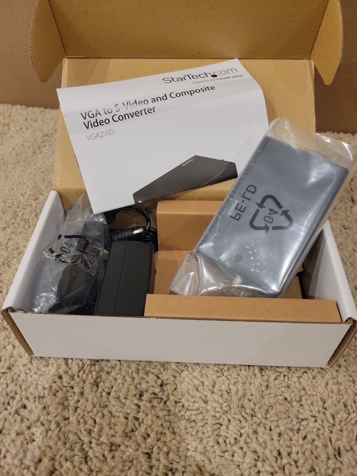 StarTech High Resolution VGA to Composite or S-Video Converter - PC to TV