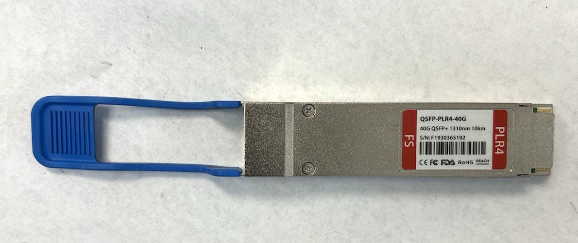 FS QSFP-PLR4-40G AI 40GBASE-PLR4 QSFP+ 1310nm 10km MTP/MPO DOM
