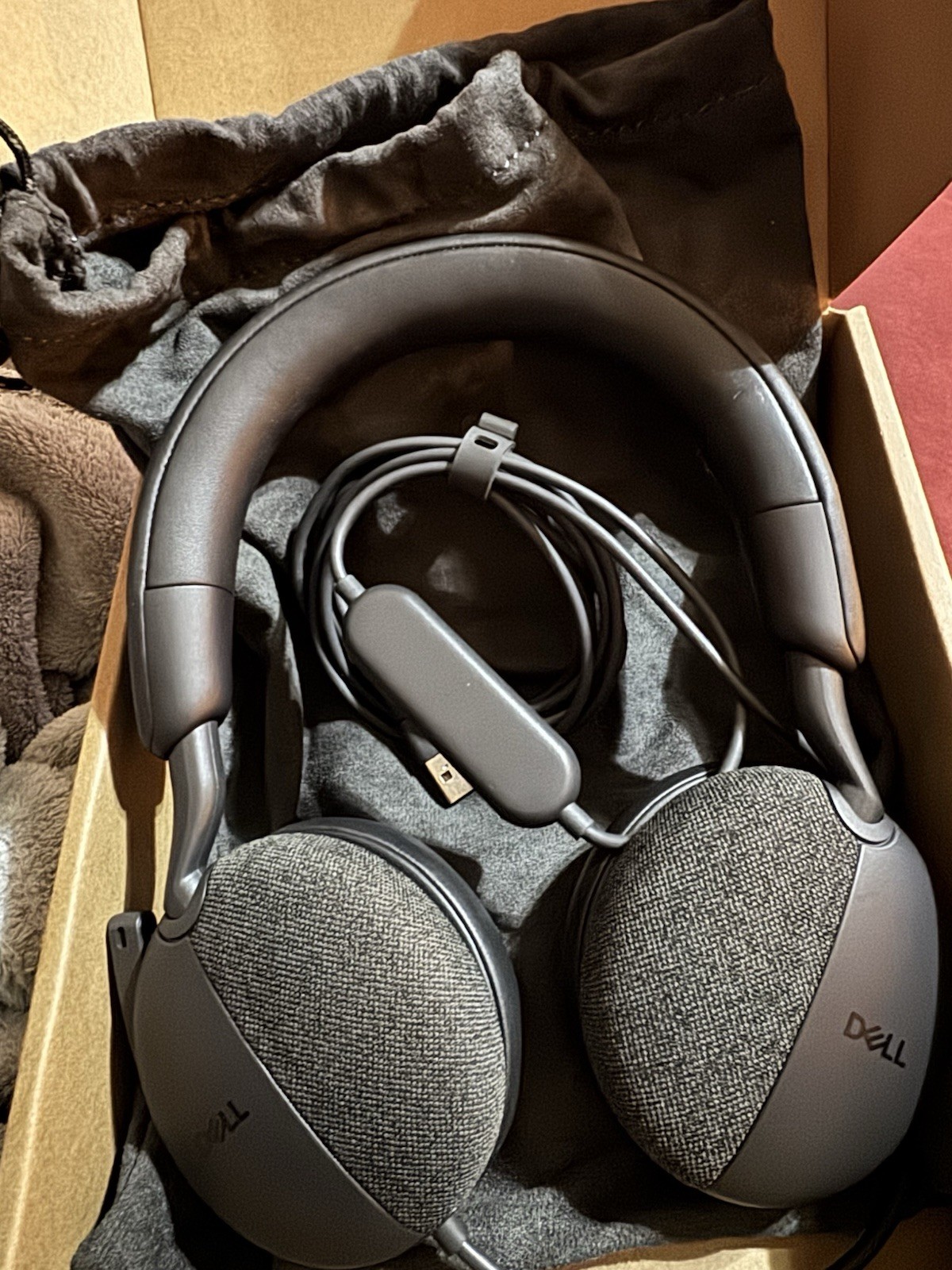 Used - Dell WH5024-DWW Pro Wired Headset with AI Microphone and ANC