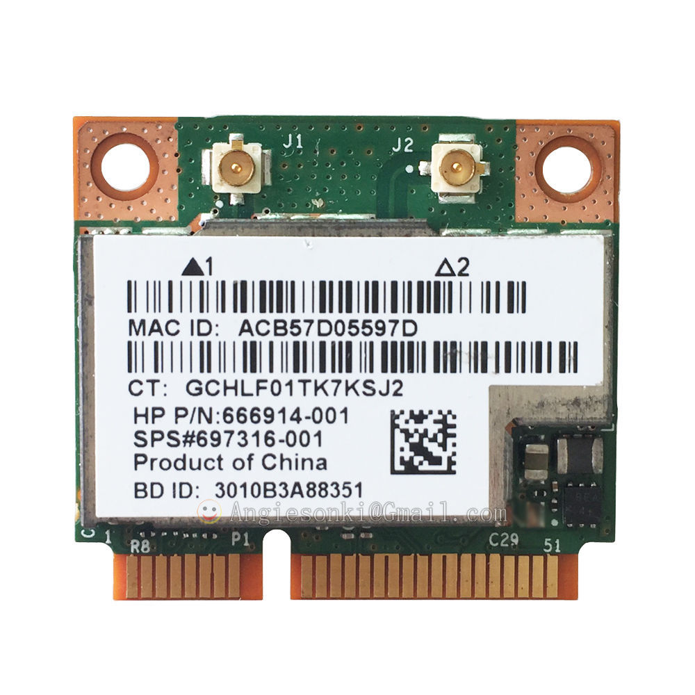 HP 718451-001/697316-001 BCM943228HMB 300M Wifi Bluetooth BT 4.0 PCI-E WLAN card