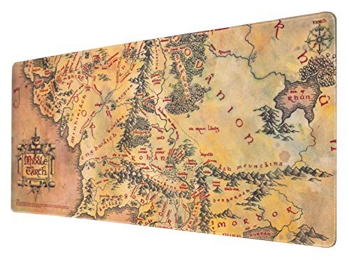LOTR Gaming Mouse Pad 31.5x13.78in - Non-Slip & Waterproof for Ultimate Gaming
