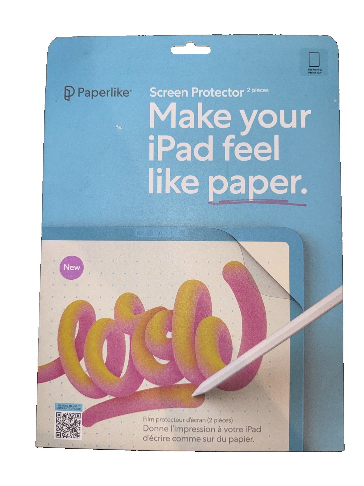 Paperlike 2.1 Screen Protector 2 Pack iPad Pro 11” iPad Air 10.9” PL2A-11-18
