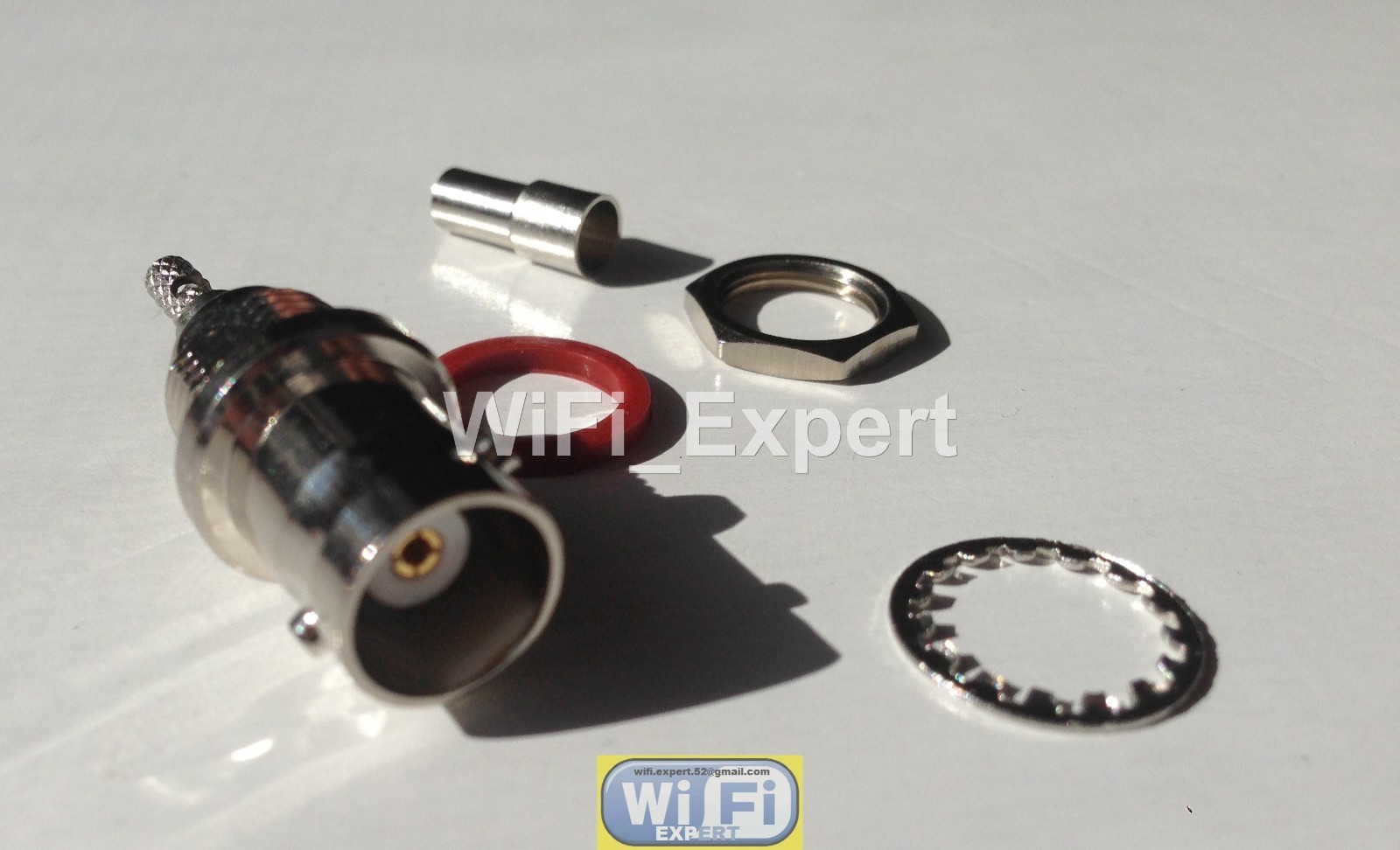 10 x BNC Female Bulkhead crimp RG316 RG174 RG179 LMR100 Cable Straight Connector