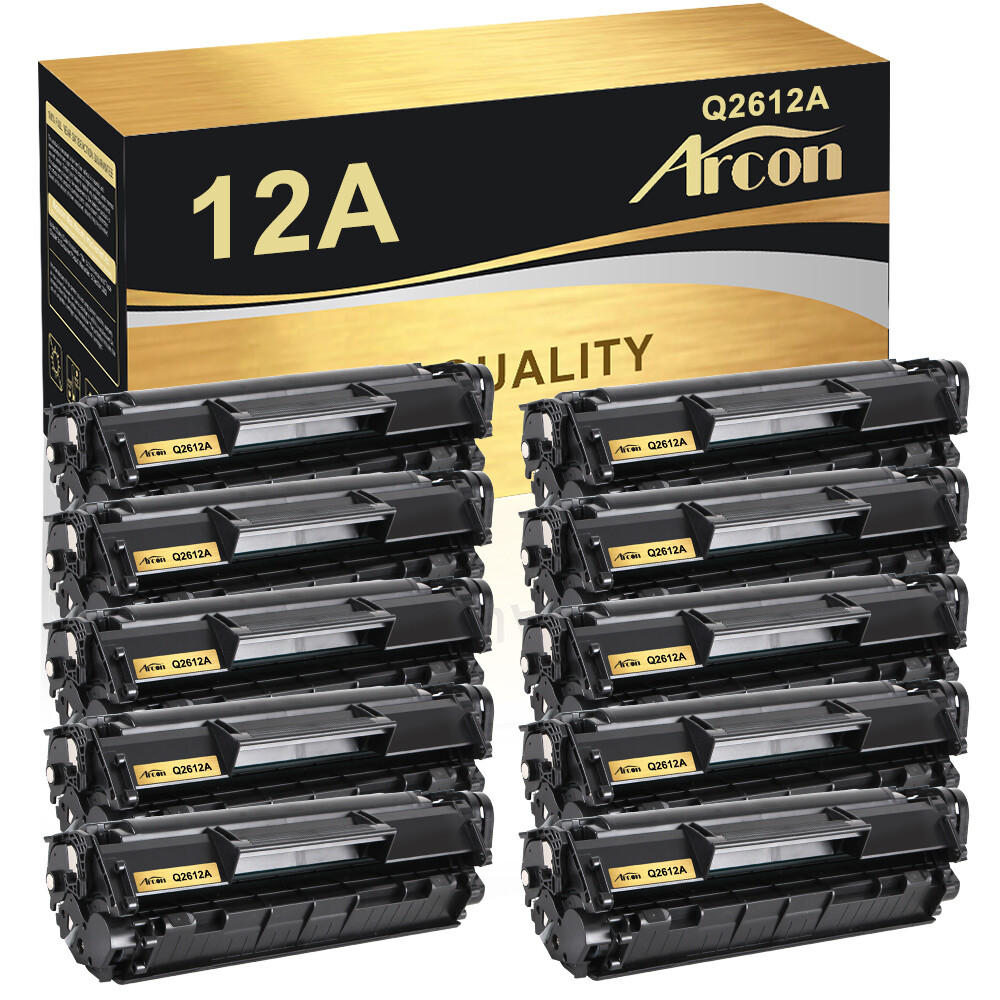 10PK Q2612A 12A Toner Cartridge Compatible For HP LaserJet 3015 3055 printer