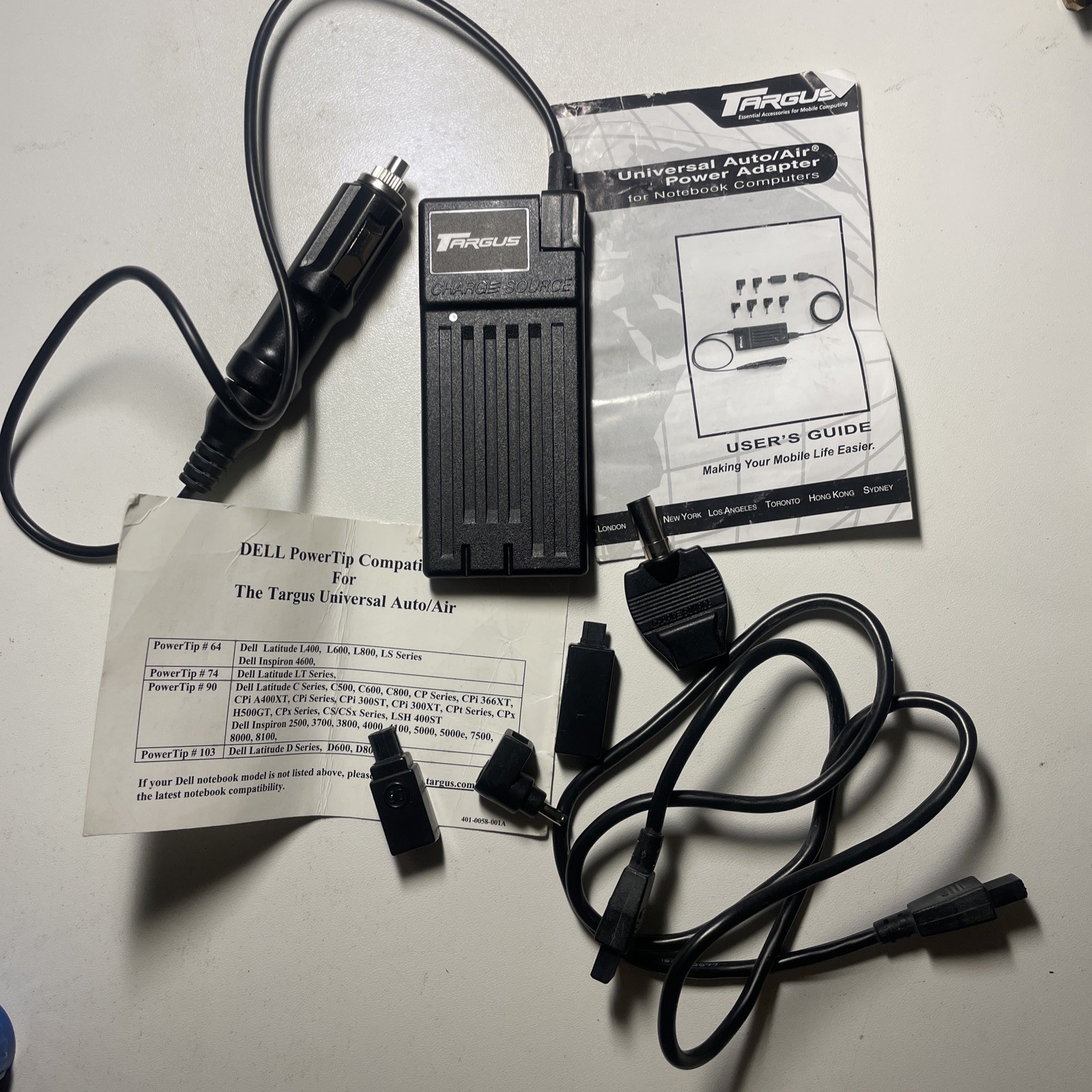 TARGUS - PA375U Universal Auto / Air Power - Adapter Notebook, Power Adapter