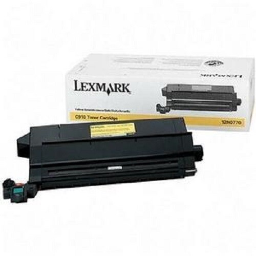 Genuine Toner Lexmark 12N0770 Yellow for Printer C910 / C912