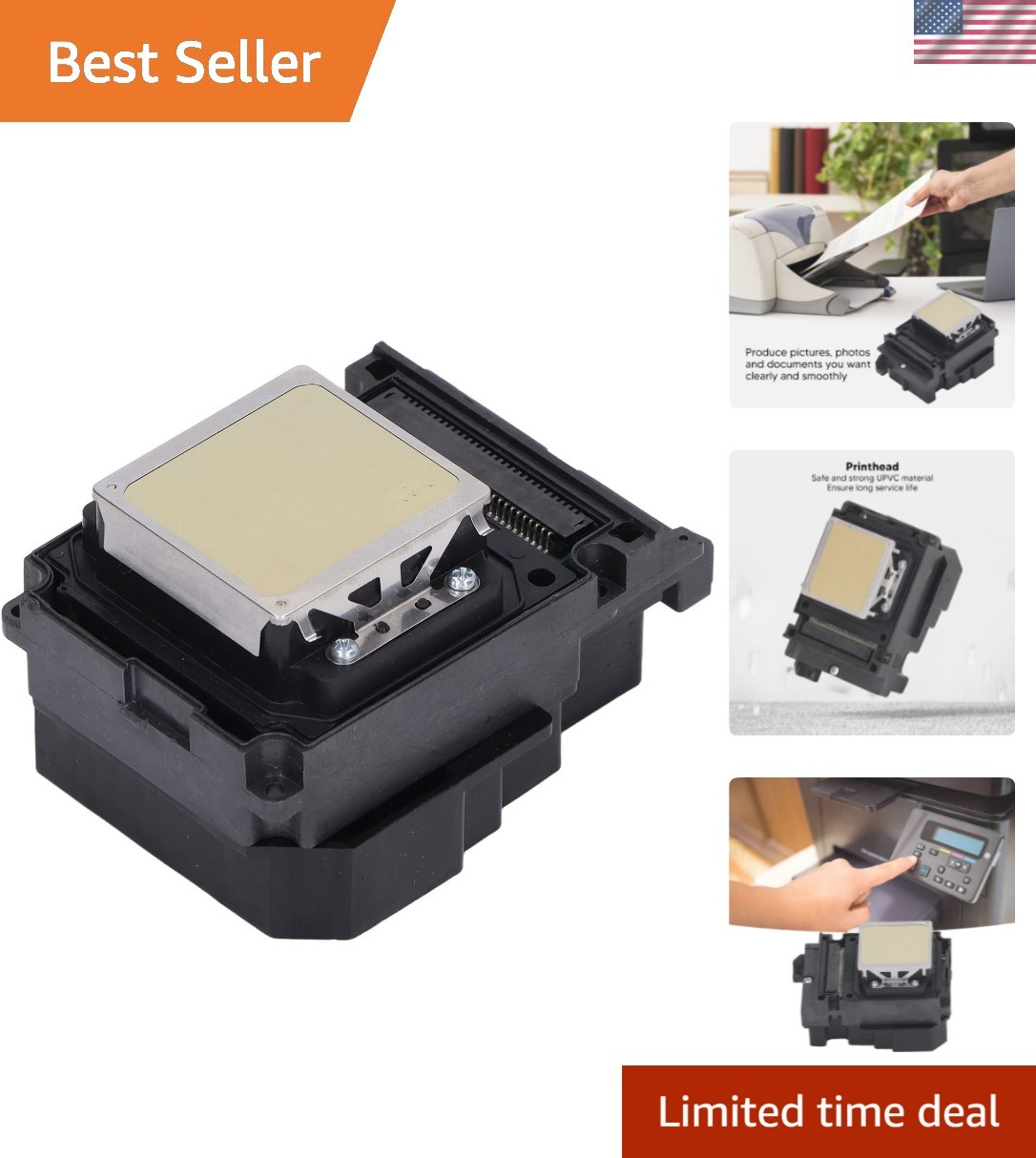 Crisp & Clear TX800 Printhead – Versatile UPVC Compatible with DX Series