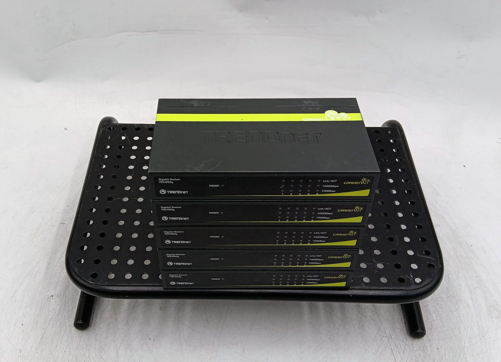 Lot of 5 TRENDnet GREENnet 5 PORT TEG-S50g H/W: V2.0R