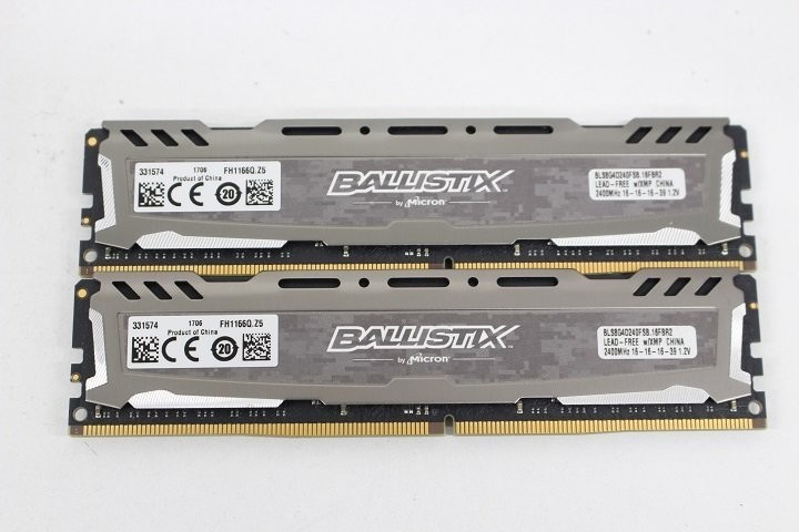 BALLISTIX MICRON 16GB(2x8GB) 2400MHz DDR4 BLS8G4D240FSBK.8FBD