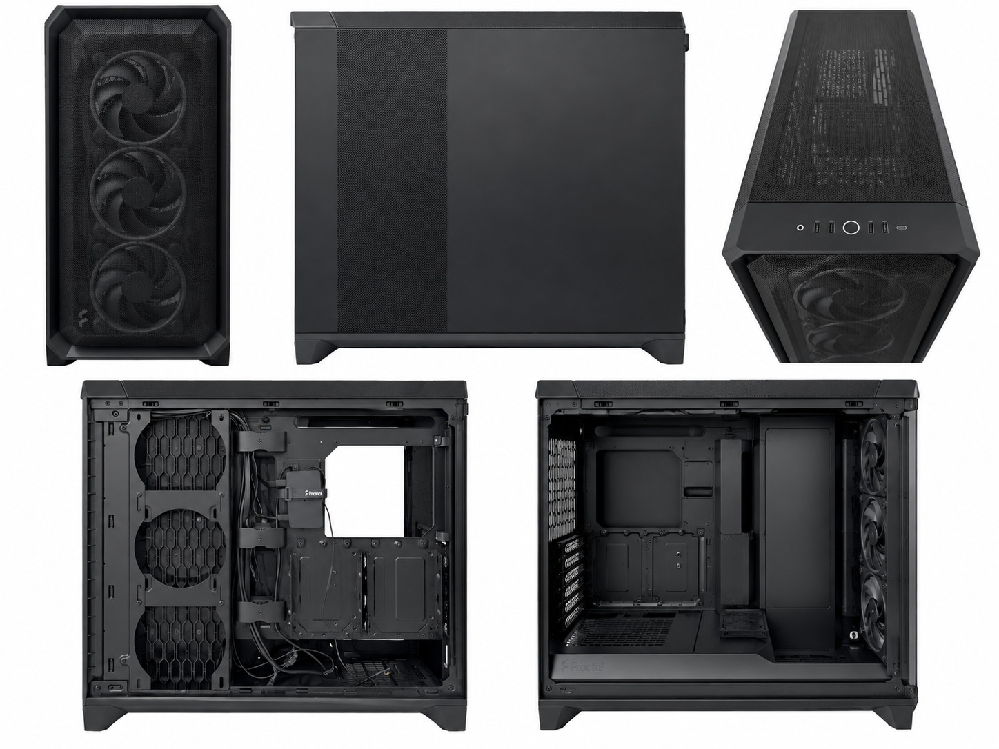 Fractal Design Meshify 3 XL RGB Black Full Tower PC Case FD-C-MES3X-03 (17741)