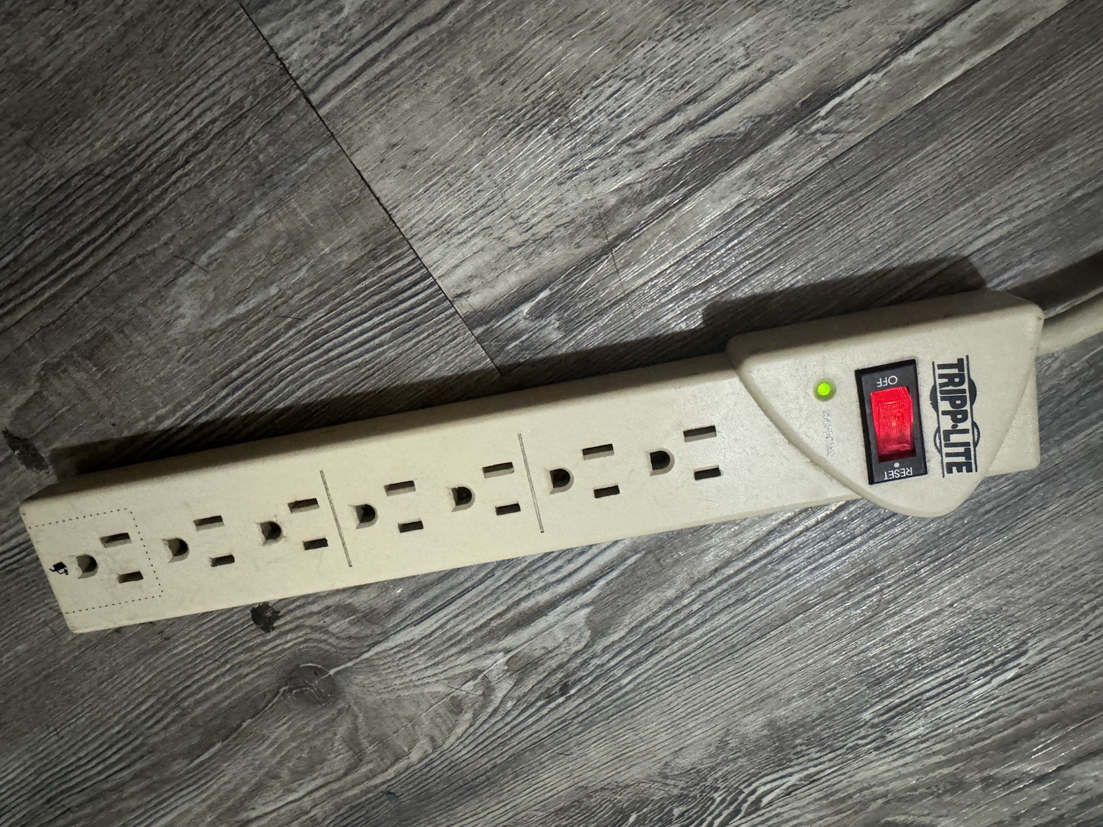 Tripp Lite TLP712 Surge Protector, 7 Outlets, 12 ft Cord, 1080 Joules
