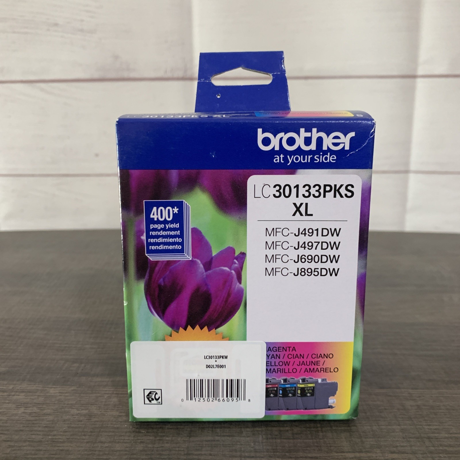 GENUINE BROTHER LC30133PKS XL High Yield Color Ink Cartridges EXP 5/2027