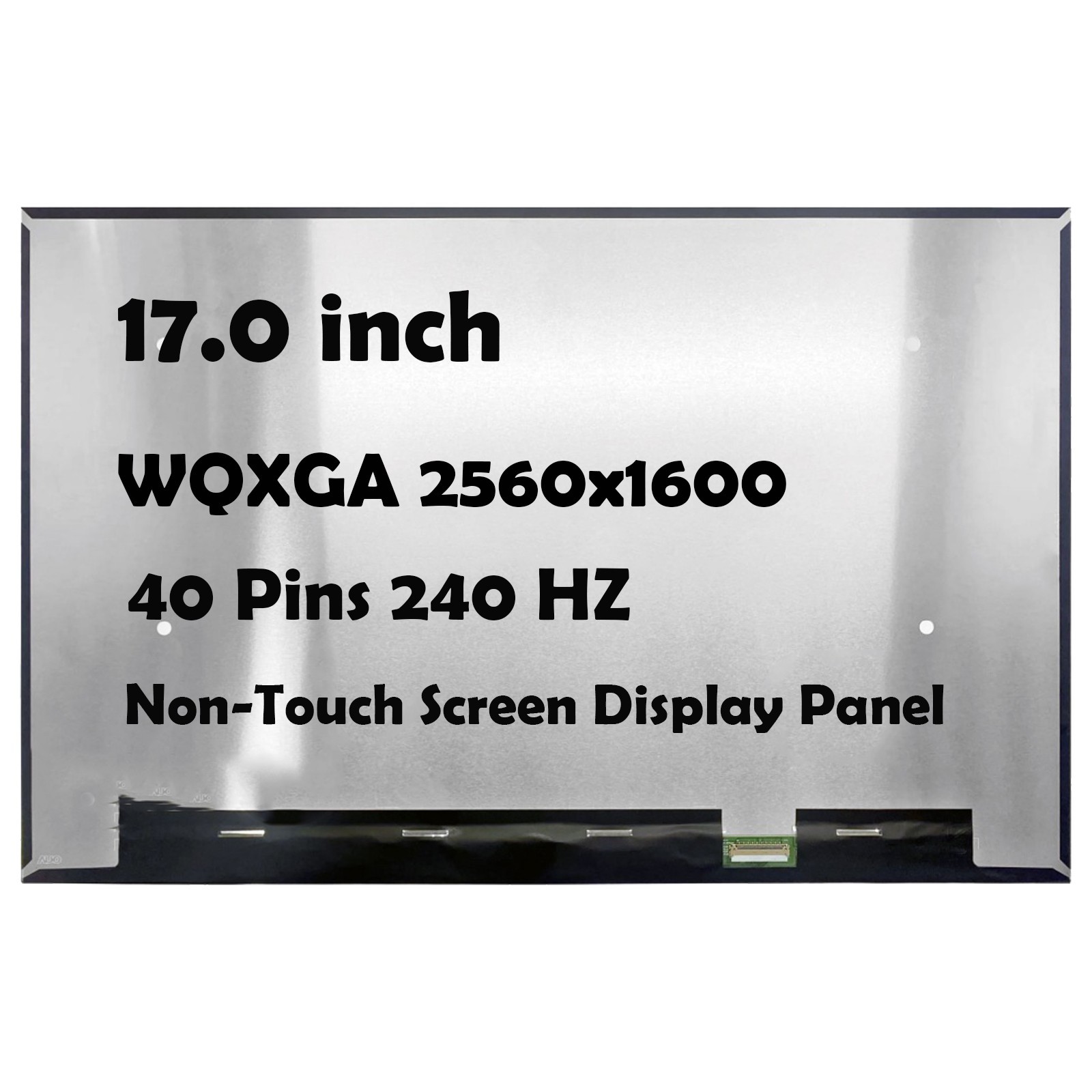 17" B170QAN01.2 2560x1600 240HZ 40Pins LCD Non-Touch Screen Display Panel