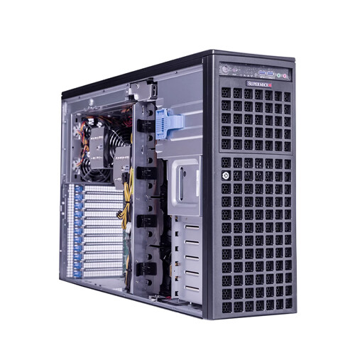 Supermicro SYS-740GP-TNRT Server Support LGA-4189 CPU 5X GPU 8X3.5" 2X 2200W PSU
