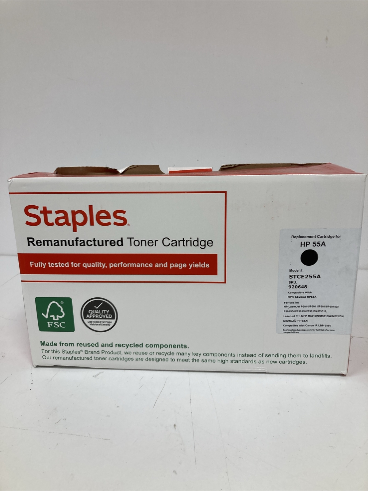 Tru RED Reman Black STD YLD Micro Toner Cartridge Replacement - HP55A