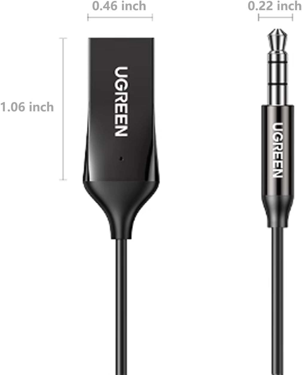 Adaptador auxiliar a Bluetooth 5.4 Receptor Bluetooth de 3,5 mm