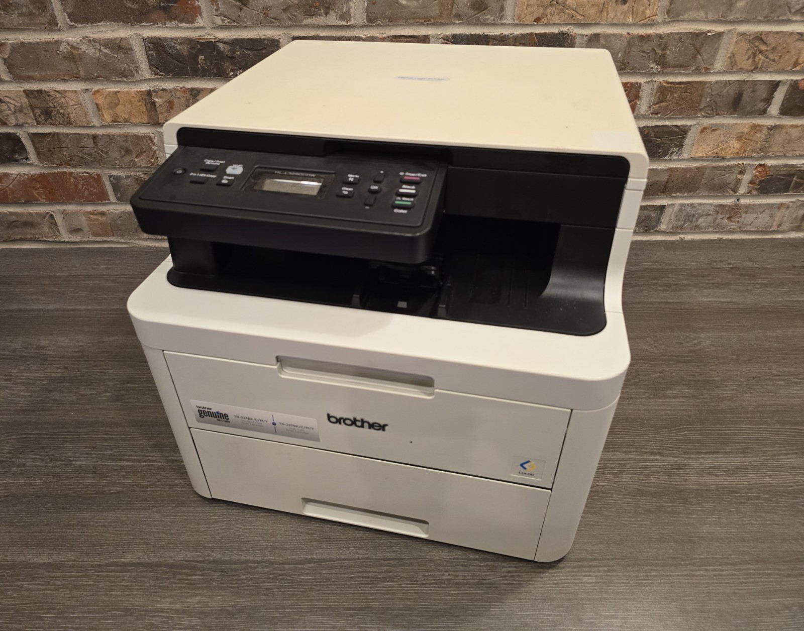 AS IS Brother HL-L3290CDW Compact Wireless Color Printer pg ct 20 Scanner damage