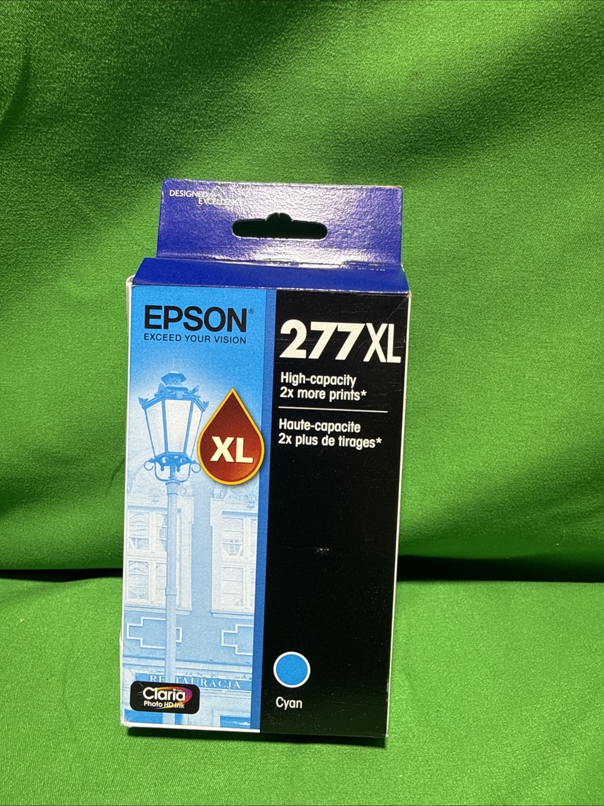 NEW-Printer Ink Epson 277XL Cyan  Printer Ink Cartridge 04/26