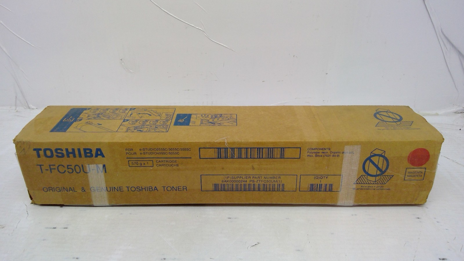 Genuine Toshiba 2555C/5055CG Magenta Toner Cartridge T-FC50U-M TFC50UM