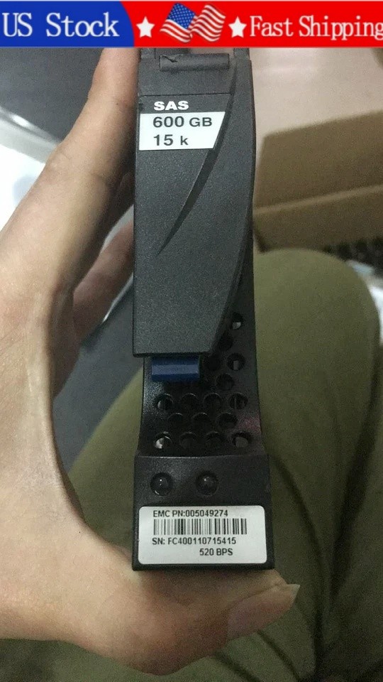 EMC 005049274 600GB 15K SAS 3.5" HDD 005049675 005049272 005049677 V3-VS15-600