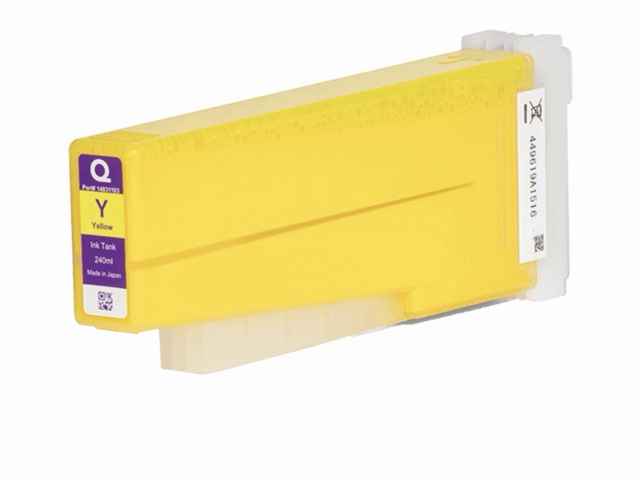 Genuine Astro-Nova QuickLabel Kiaro Ink Cartridge Yellow 240ml NEW FAST SHIP