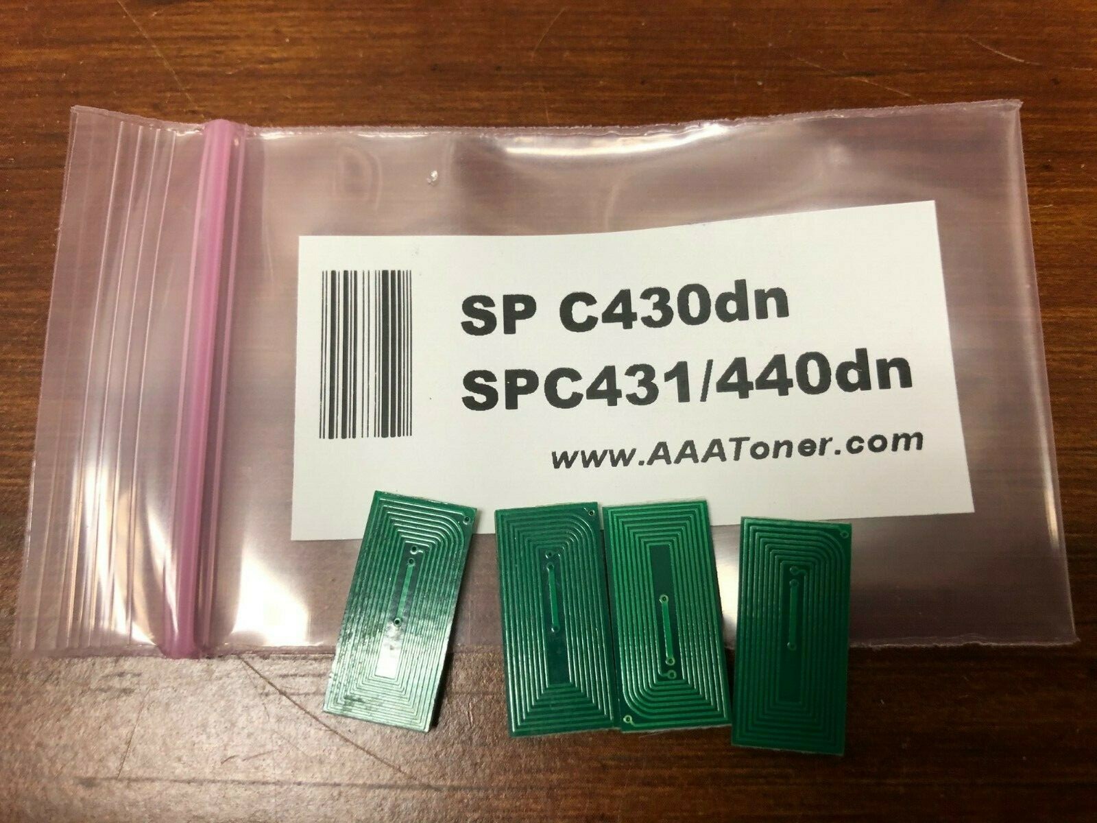 4 x UNIVERSAL Toner Reset Chip  for Ricoh C440, C440DN, SP C430DN, C431DN Refill