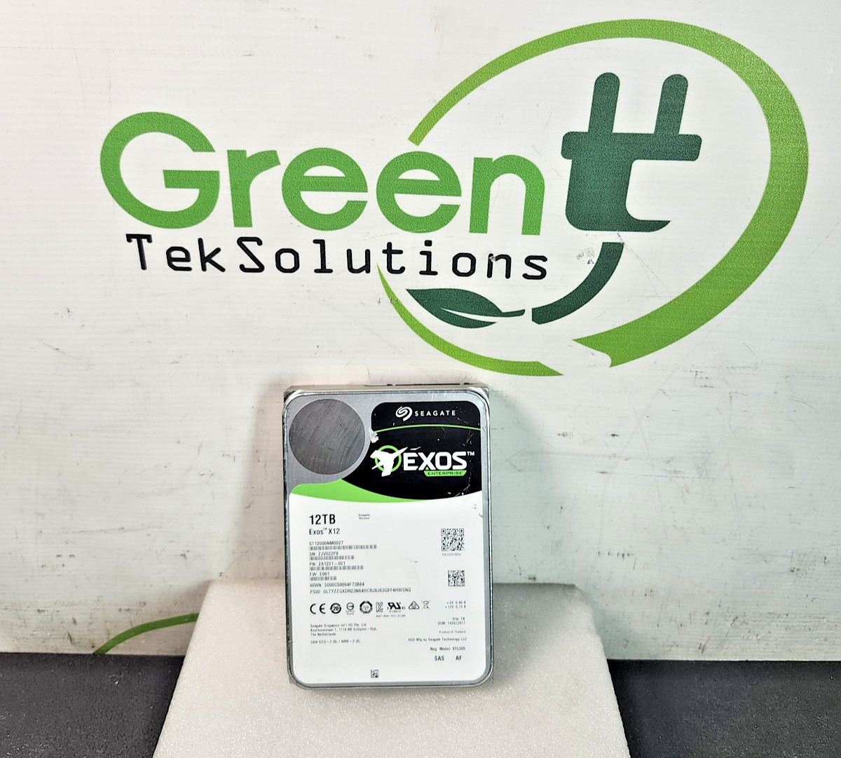 NON-SATA Seagate ST12000NM0027 3.5" 12TB SAS 12GBps 256MB Server HDD Hard Drive