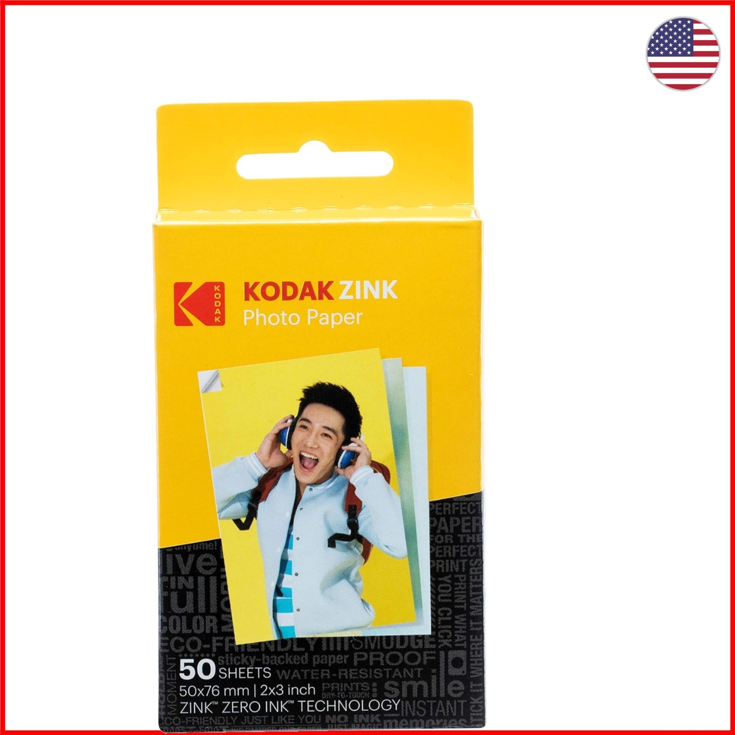 High-Quality 2x3 ZINK Sticky-Backed Photo Paper - 50 Sheets for Instant Prints