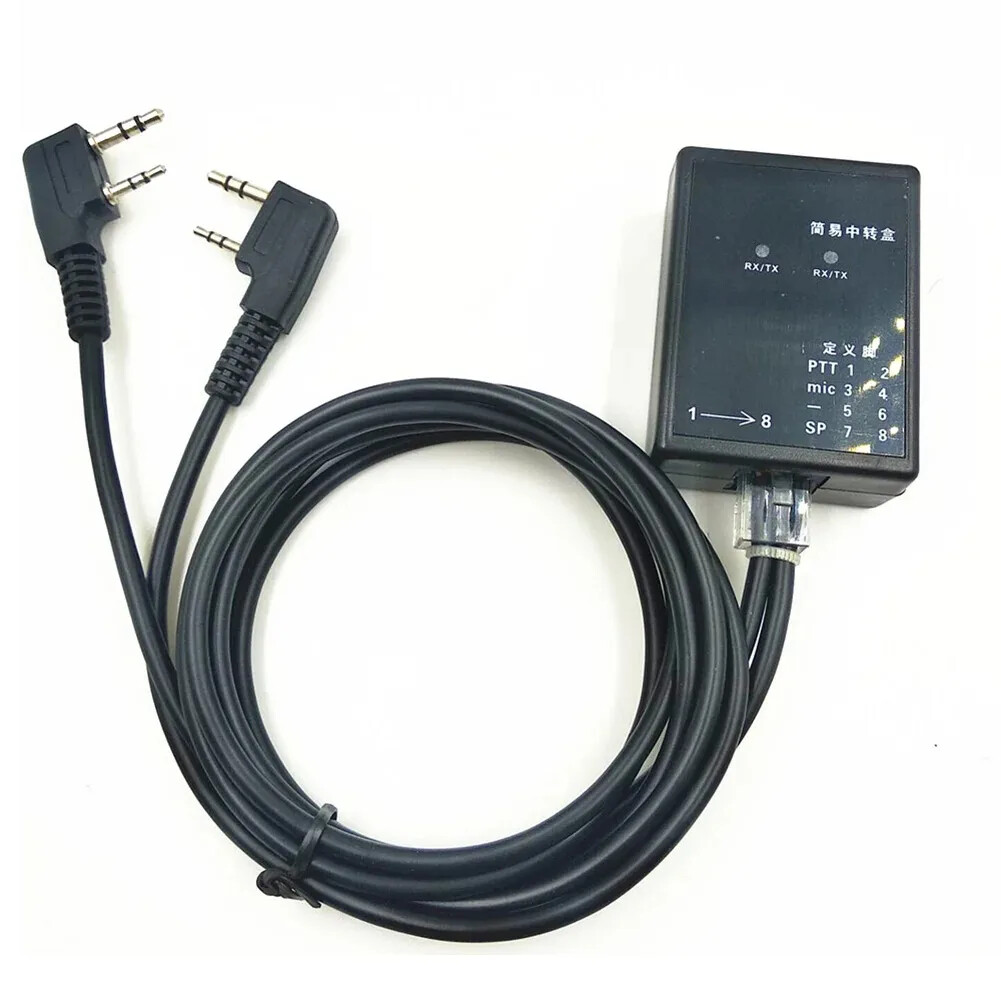 New Repeater Box For BAOFENG Walkie Talkie Bidirection Radio U-V Cross Band Plug