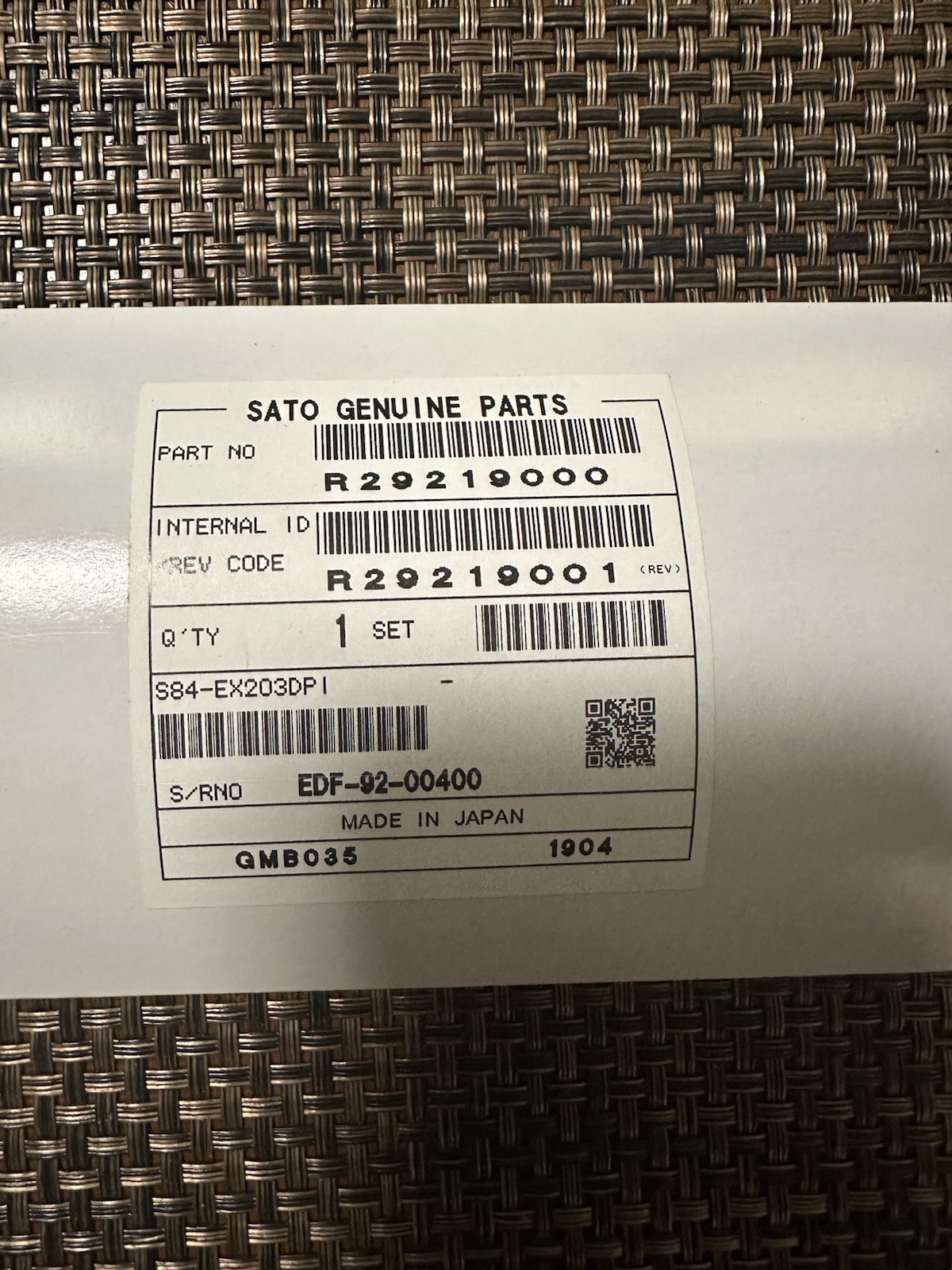 Sato R29219000 OEM Printhead for S84-EX Printers (203dpi)