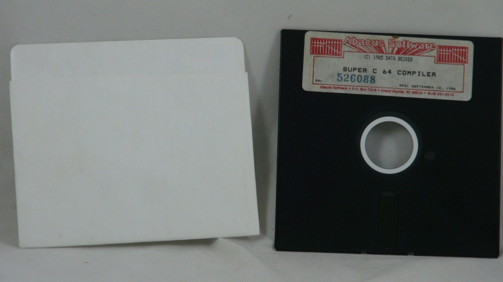 Abacus Software Super C 64 Compiler 2.01A for Commodore 64 Floppy Tested Working
