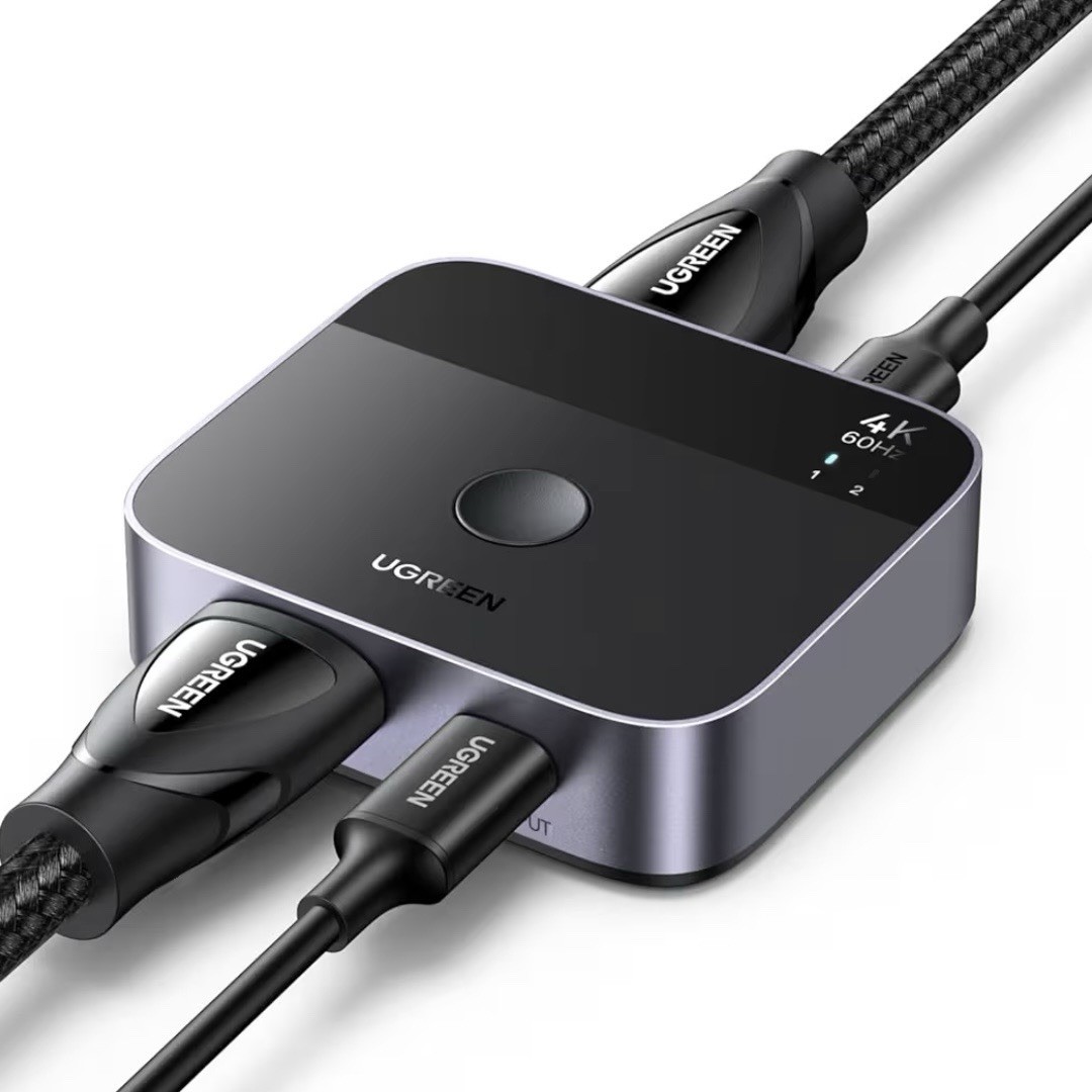 UGREEN USB-C HDMI Switch 2-In-1 Out 4K 60Hz HDR HDCP 2.2 Laptop PS5 Xbox Mac