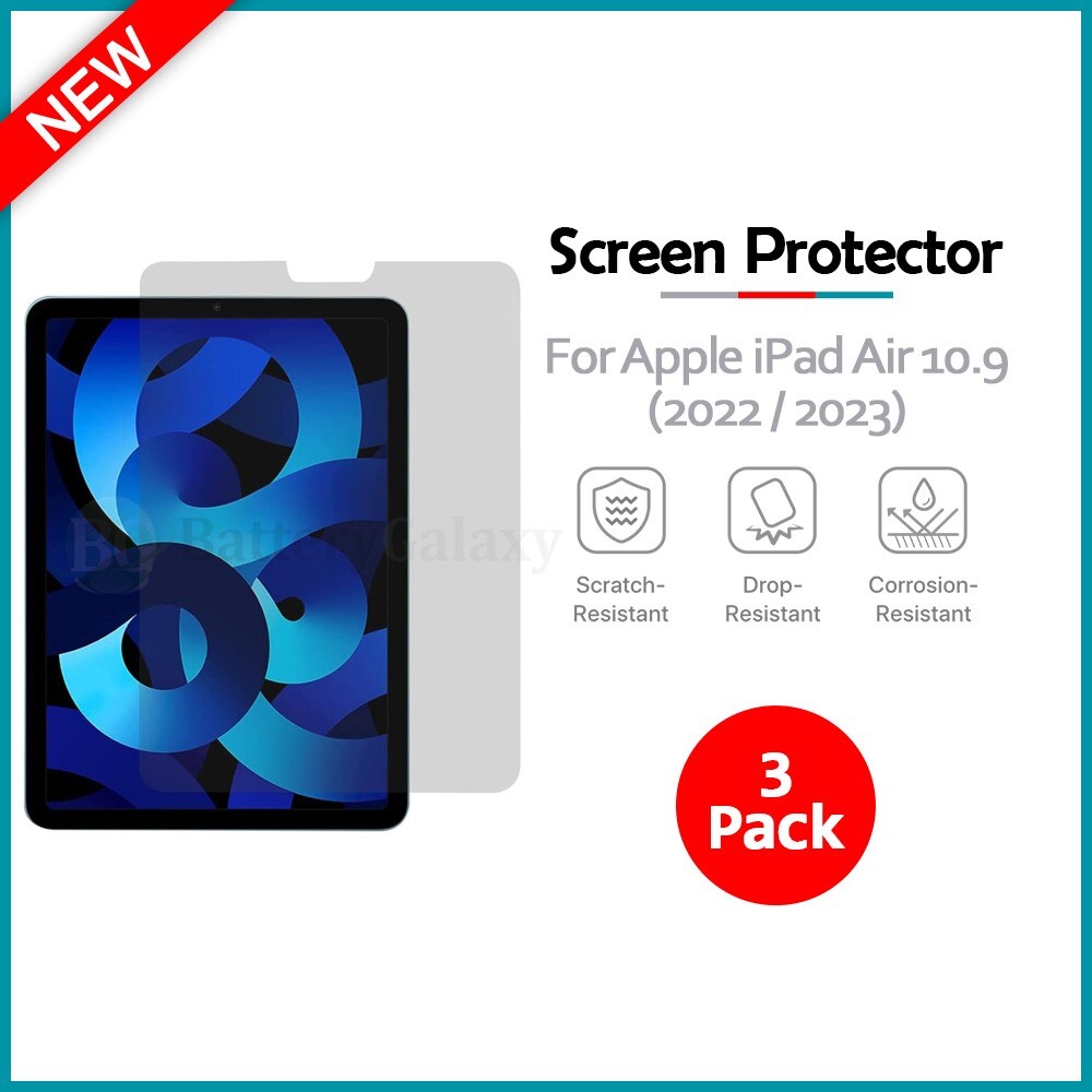 [3 Pack] LCD Screen Protector for iPad Air 10th Generation 10.9 inch 2022 models