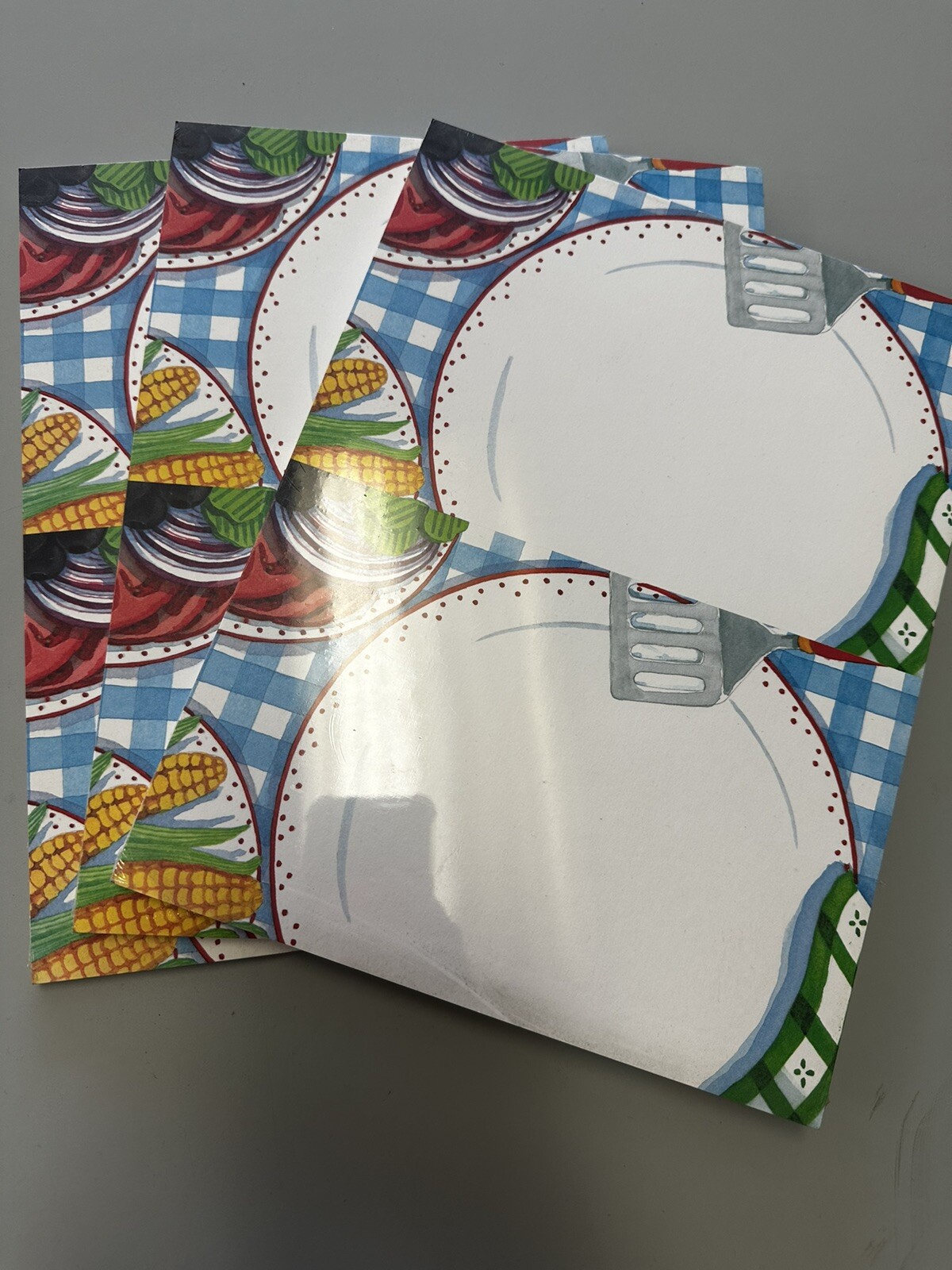Vintage Sonburn II Designer Papers 150 Sheets 3PK Summer BBQ Plate NEW