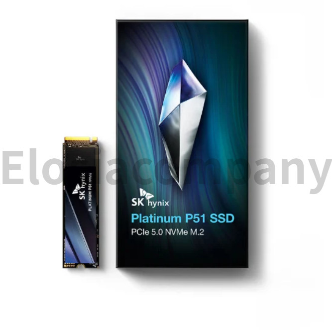 SK hynix Platinum P51 1TB PCIe Gen5 NVMe M.2 2280 Internal SSD