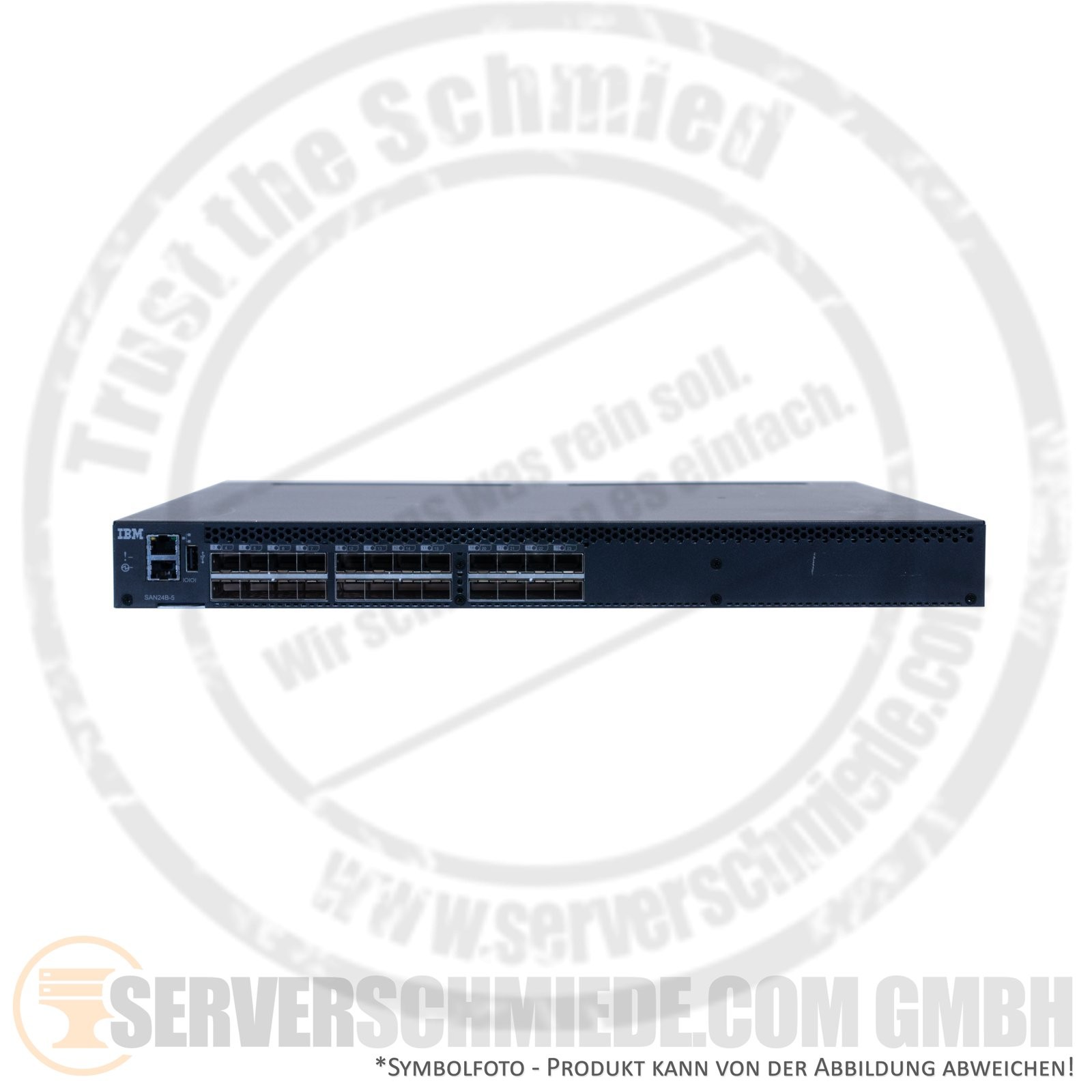 IBM Brocade 6505 2498-24G SAN24B-5 24-Port 16Gb FC Fibre Channel Switch 24 activ