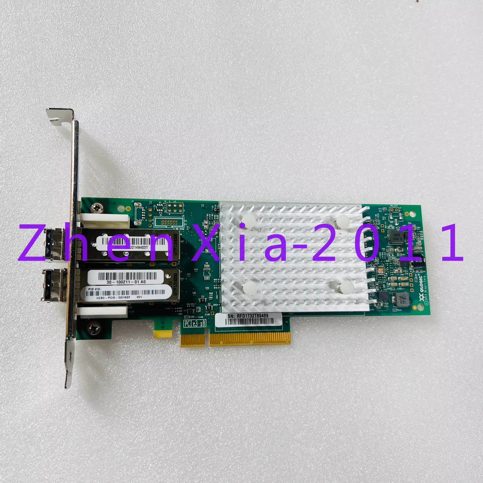 1pc used Qlogic QLE2692-CSC UCSC-PCIE-QD16GF 16GB HBA optical fiber card