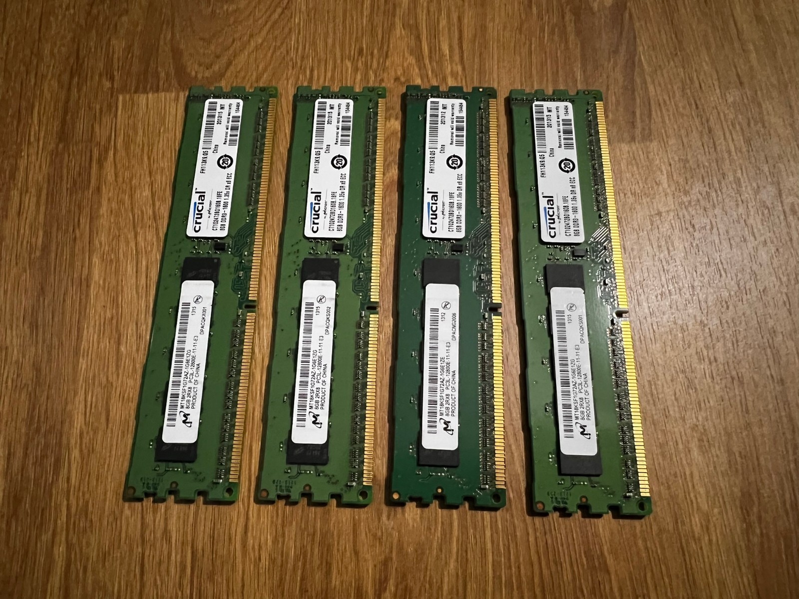 Micron DDR3-1600 4x8GB (32GB)